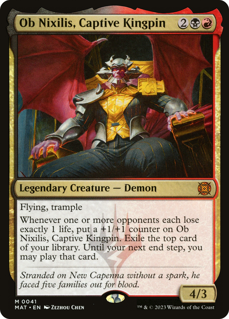 Ob Nixilis, Captive Kingpin (MAT-041) (Foil)