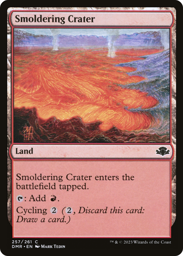 Smoldering Crater (DMR-257) (Foil)