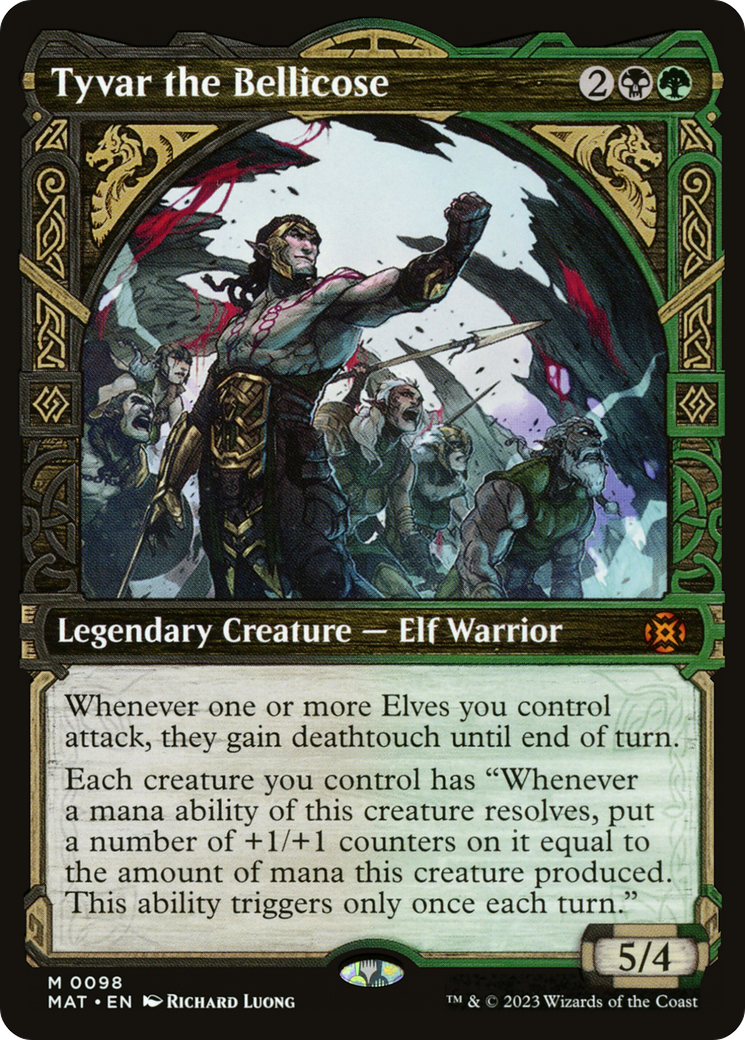 Tyvar the Bellicose (MAT-098) (Showcase) (Foil)