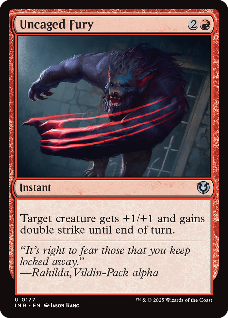 Uncaged Fury (INR-177) (Foil)
