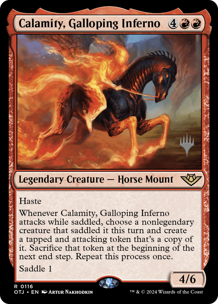 Calamity, Galloping Inferno (PPOTJ-116P) (Foil)