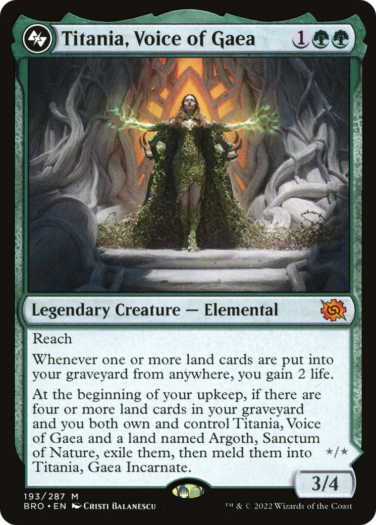 Titania, Voice of Gaea (BRO-193)