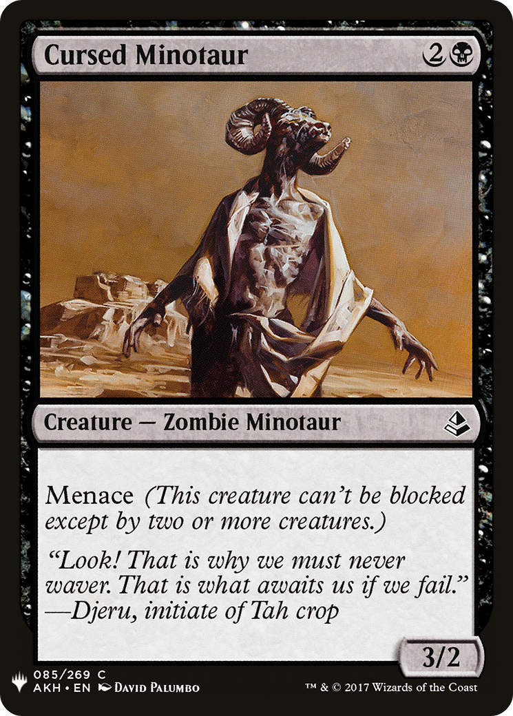Cursed Minotaur (LIST-AKH-85)