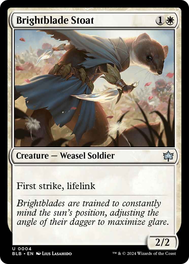 Brightblade Stoat (BLB-004) (Foil)