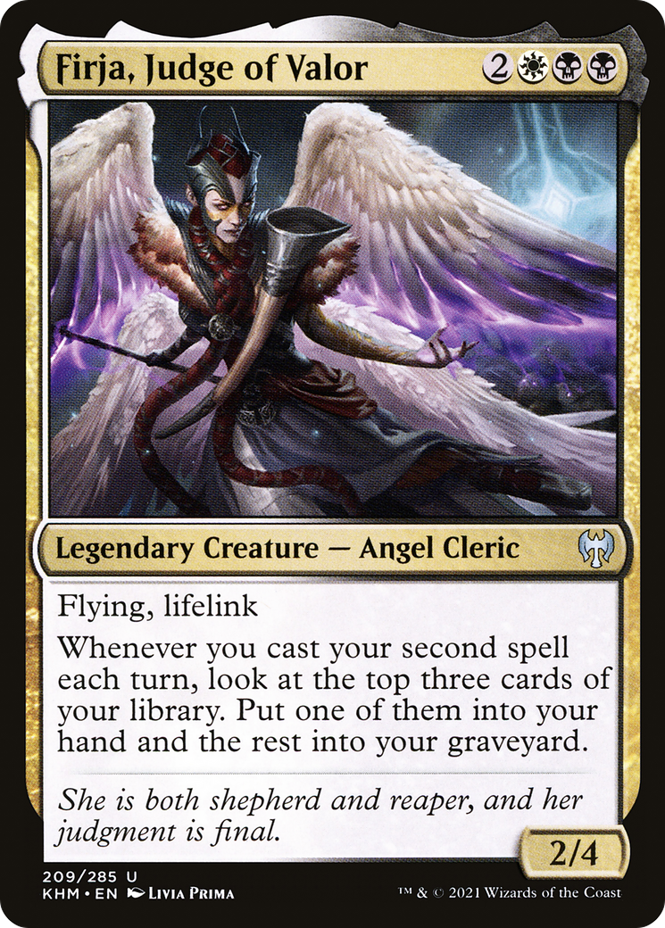 Firja, Judge of Valor (KHM-209) (Foil)