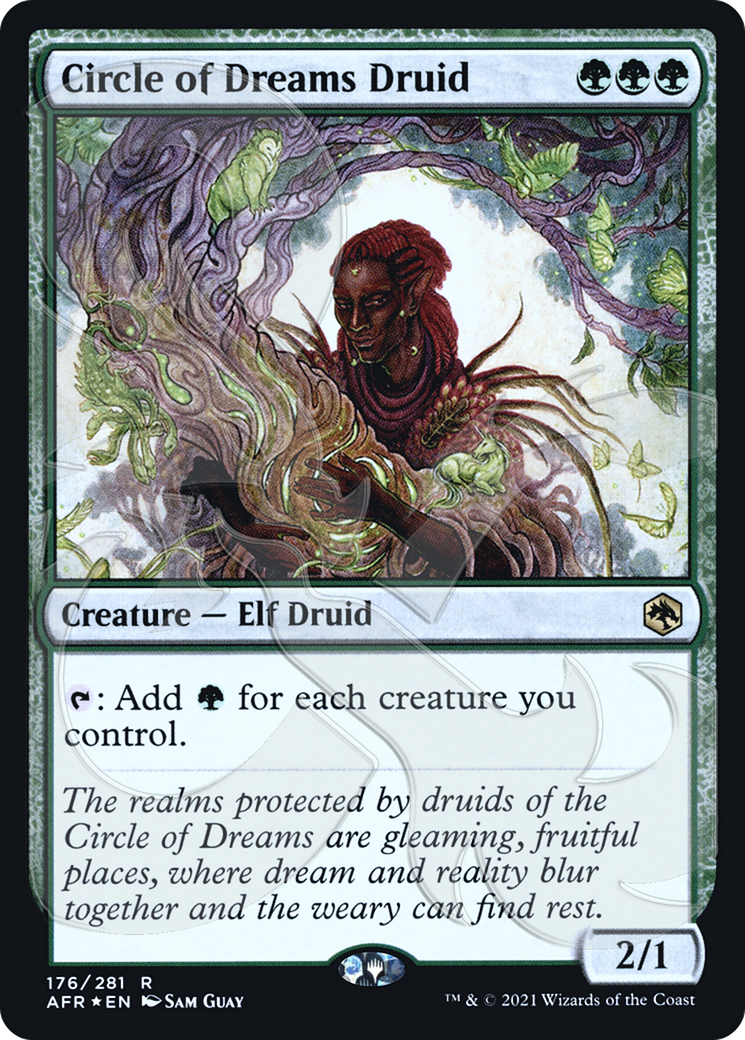 Circle of Dreams Druid (Ampersand Stamped) (AFR&-176A) (Foil)