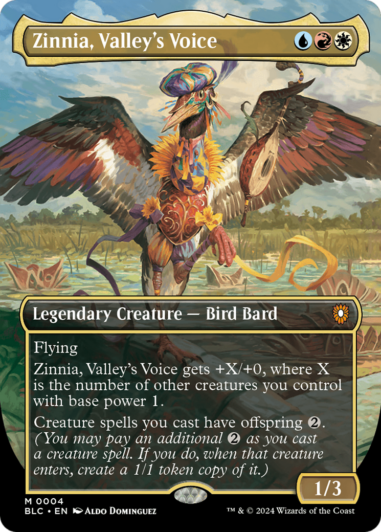 Zinnia, Valley's Voice (BLC-004) (Borderless)