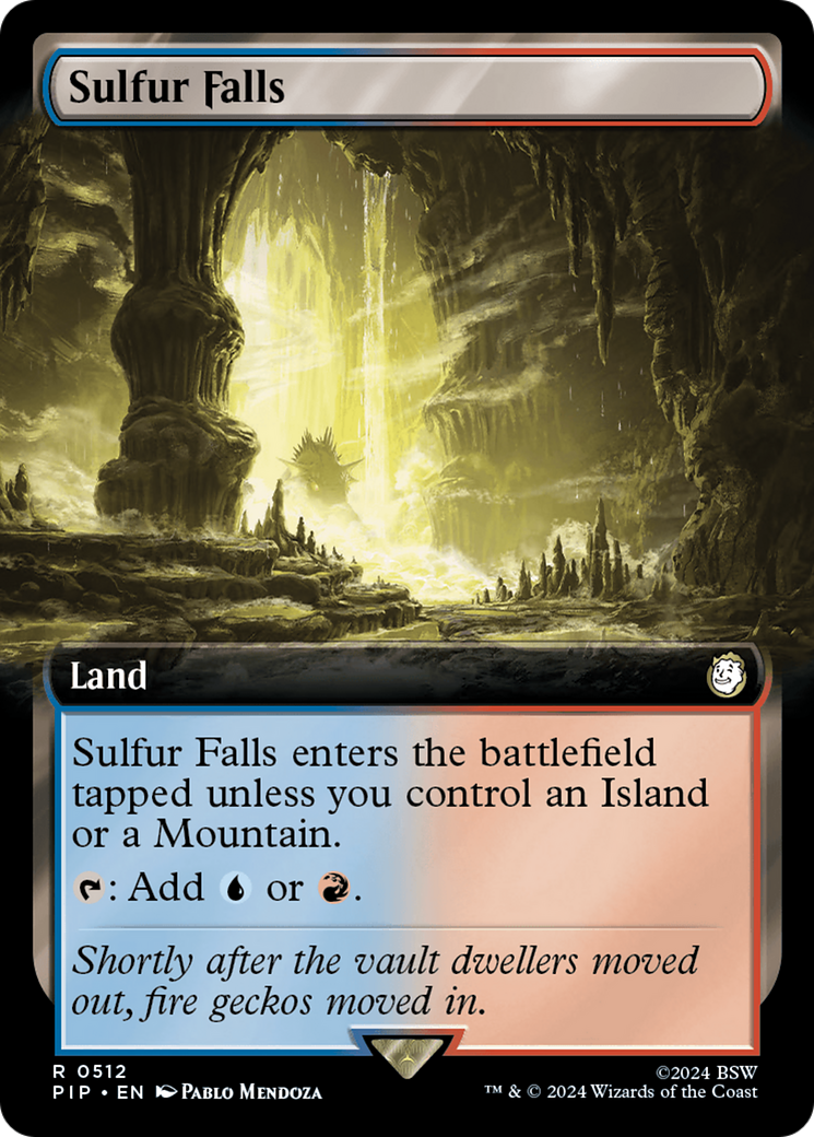Sulfur Falls (PIP-512) (Extended Art) (Foil)