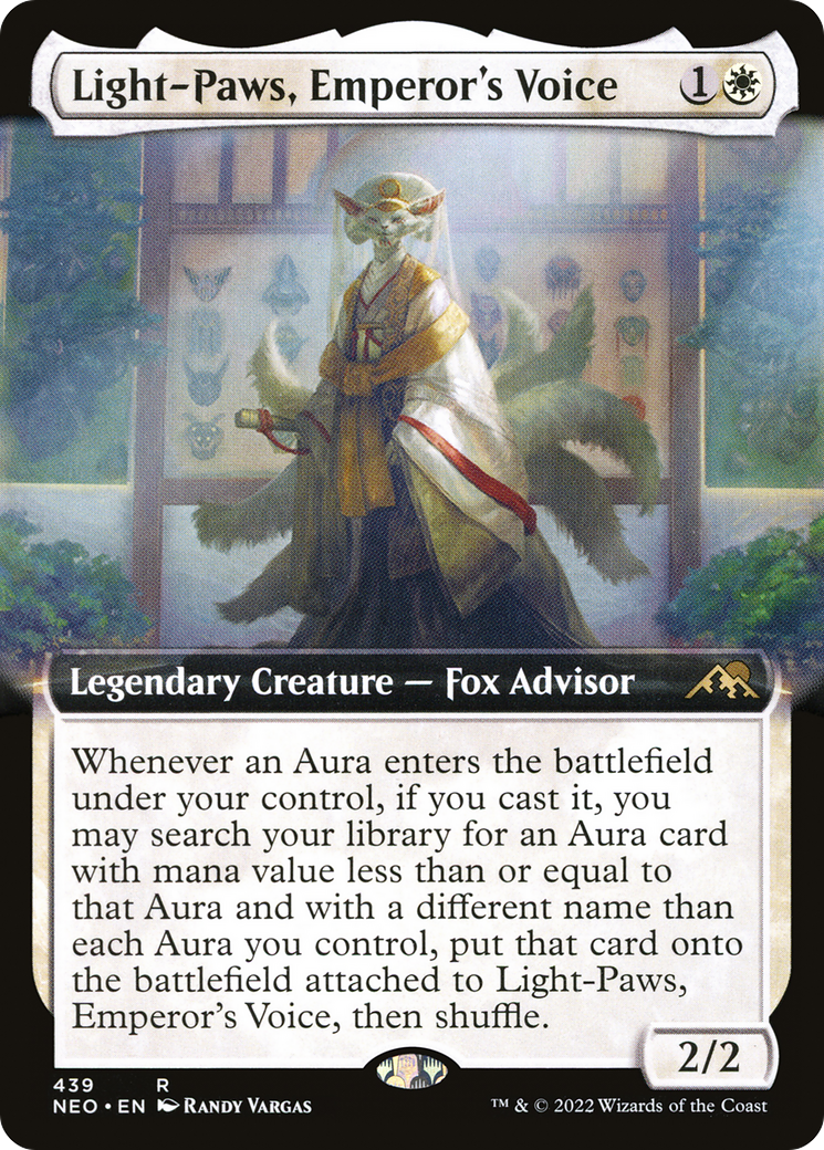 Light-Paws, Emperor's Voice (NEO-439) (Extended Art) (Foil)