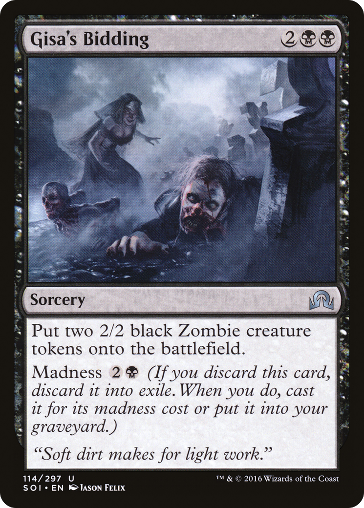 Gisa's Bidding (SOI-114) (Foil)