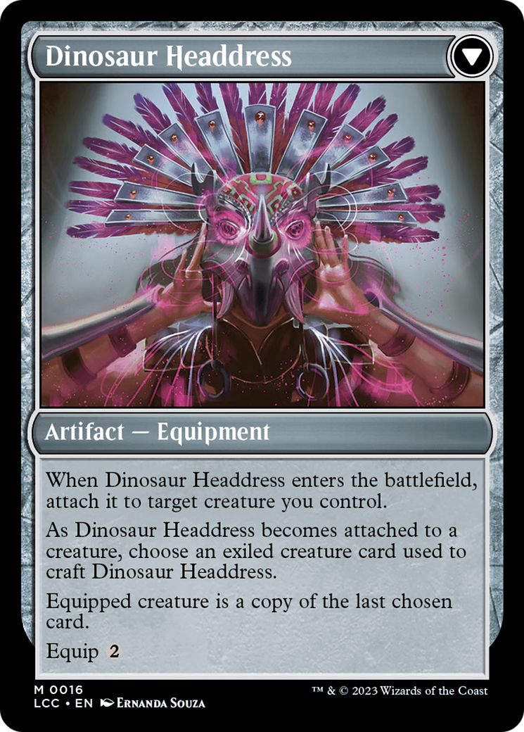 Paleontologist's Pick-Axe // Dinosaur Headdress (LCC-016)