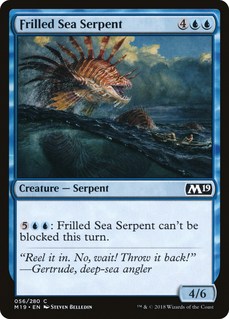 Frilled Sea Serpent (M19-056) (Foil)