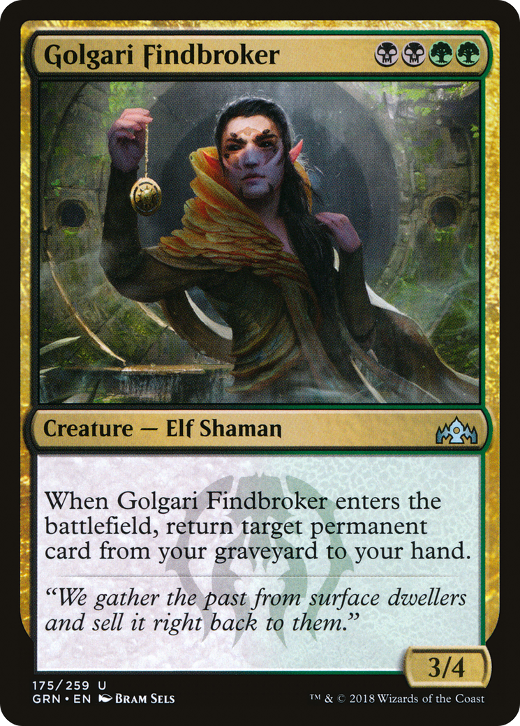 Golgari Findbroker (GRN-175) (Foil)
