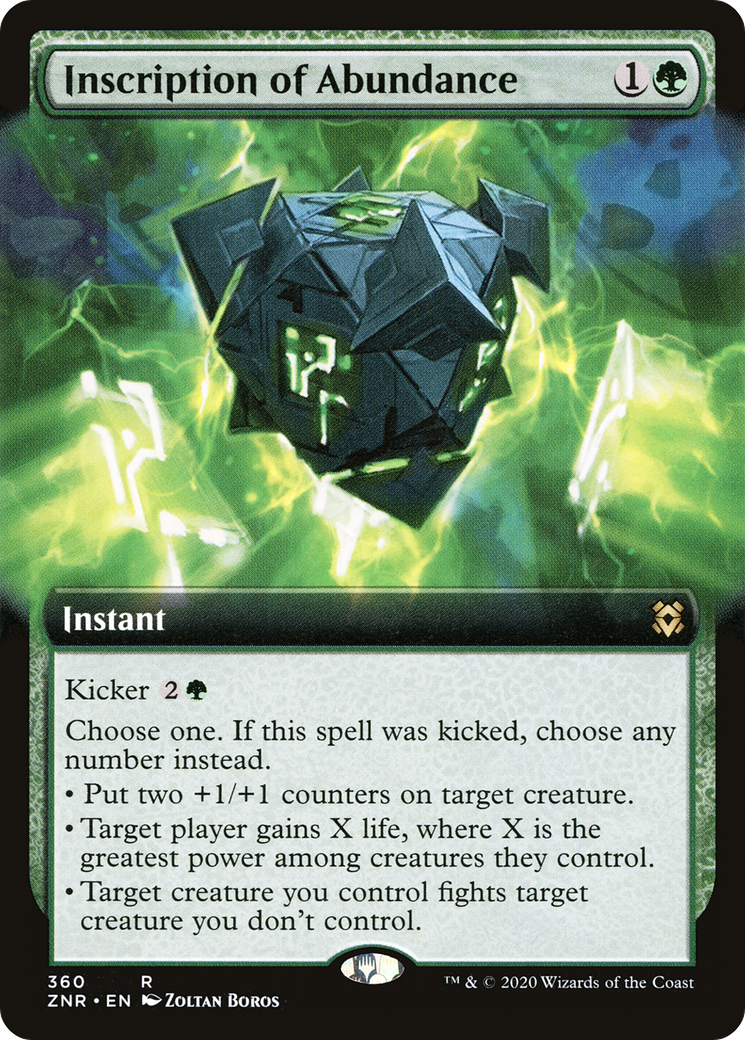 Inscription of Abundance (ZNR-360) (Extended Art)