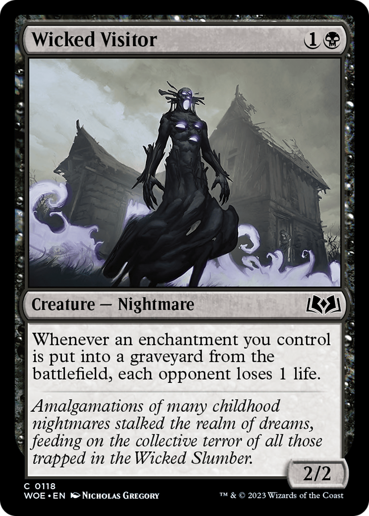 Wicked Visitor (WOE-118) (Foil)