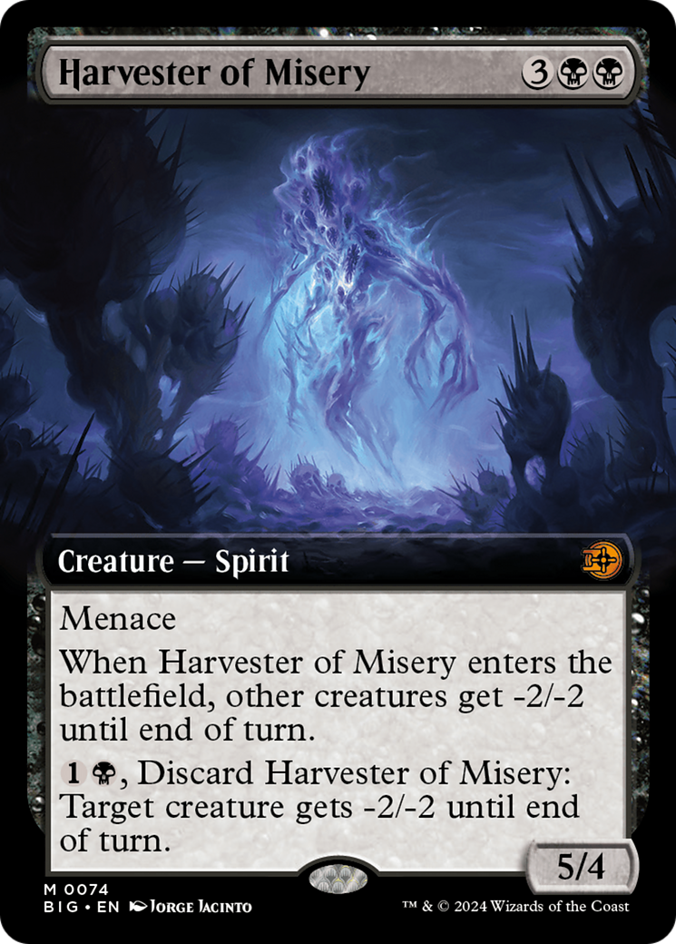 Harvester of Misery (BIG-074) (Extended Art) (Foil)