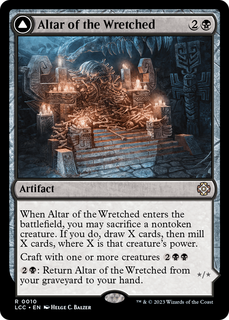 Altar of the Wretched // Wretched Bonemass (LCC-010) (Foil)