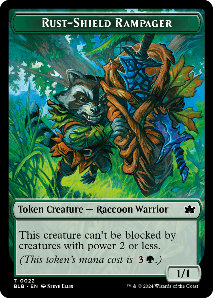 Rust-Shield Rampager Token (BLB-022)