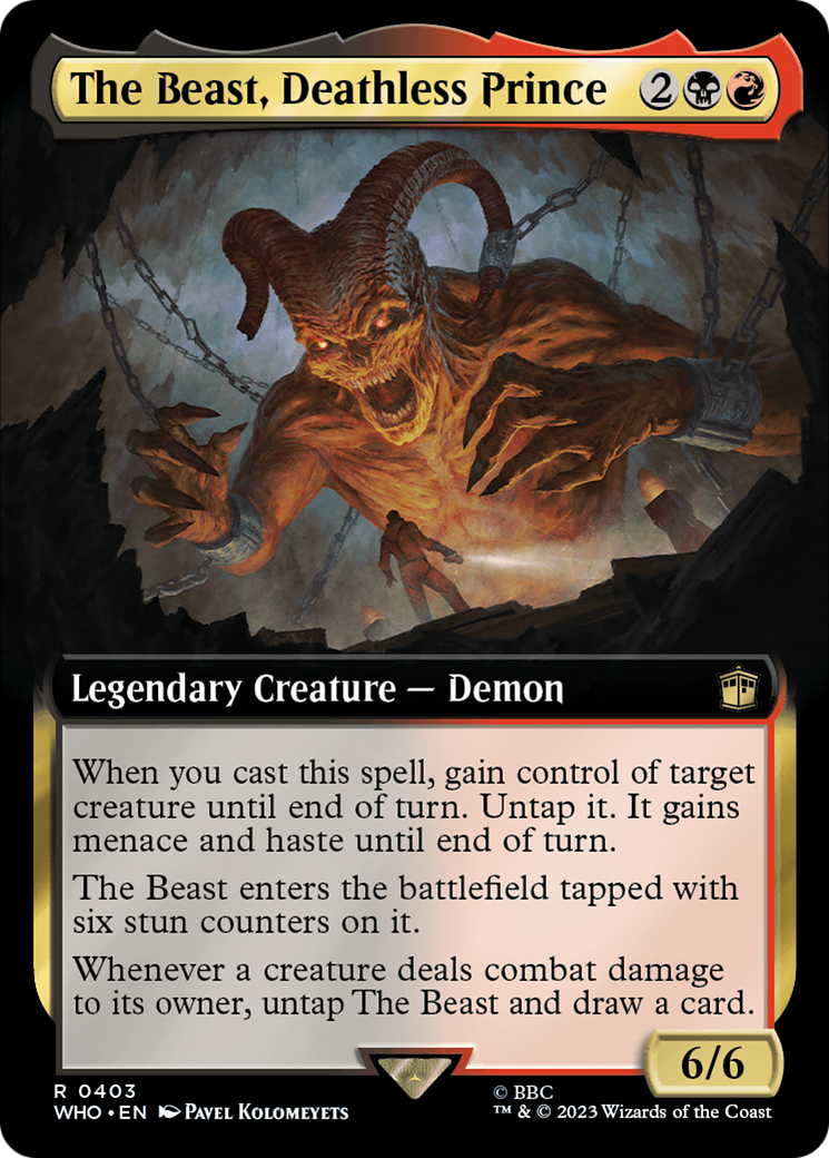 The Beast, Deathless Prince (WHO-403) (Extended Art) (Foil)