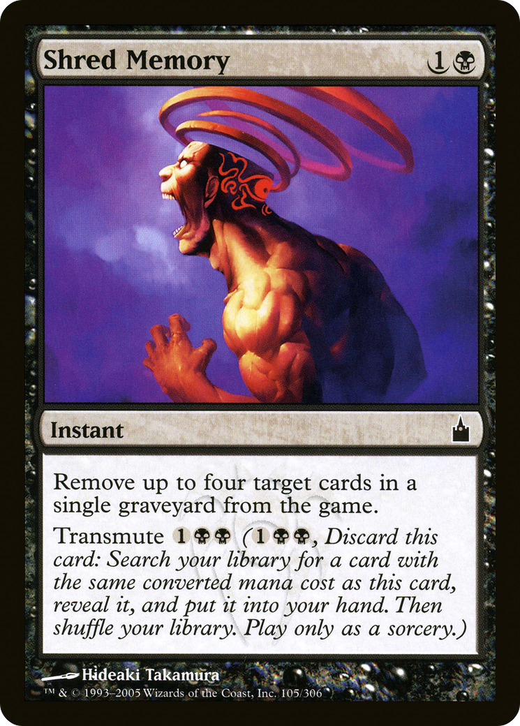 Shred Memory (RAV-105) (Foil)