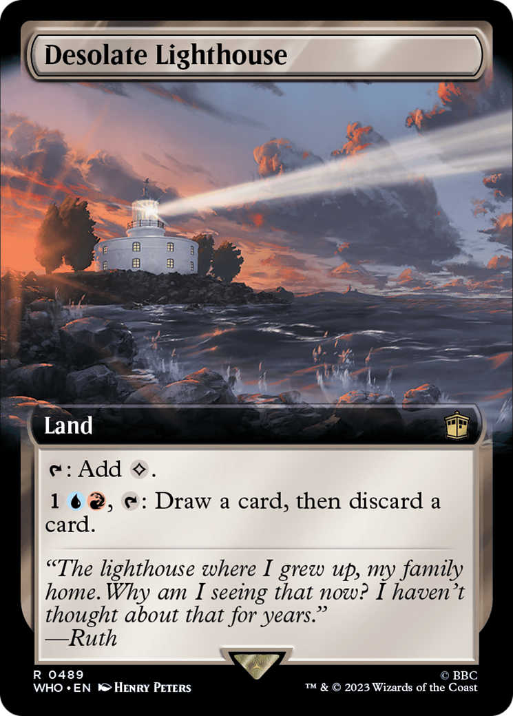 Desolate Lighthouse (WHO-489) (Extended Art) (Foil)