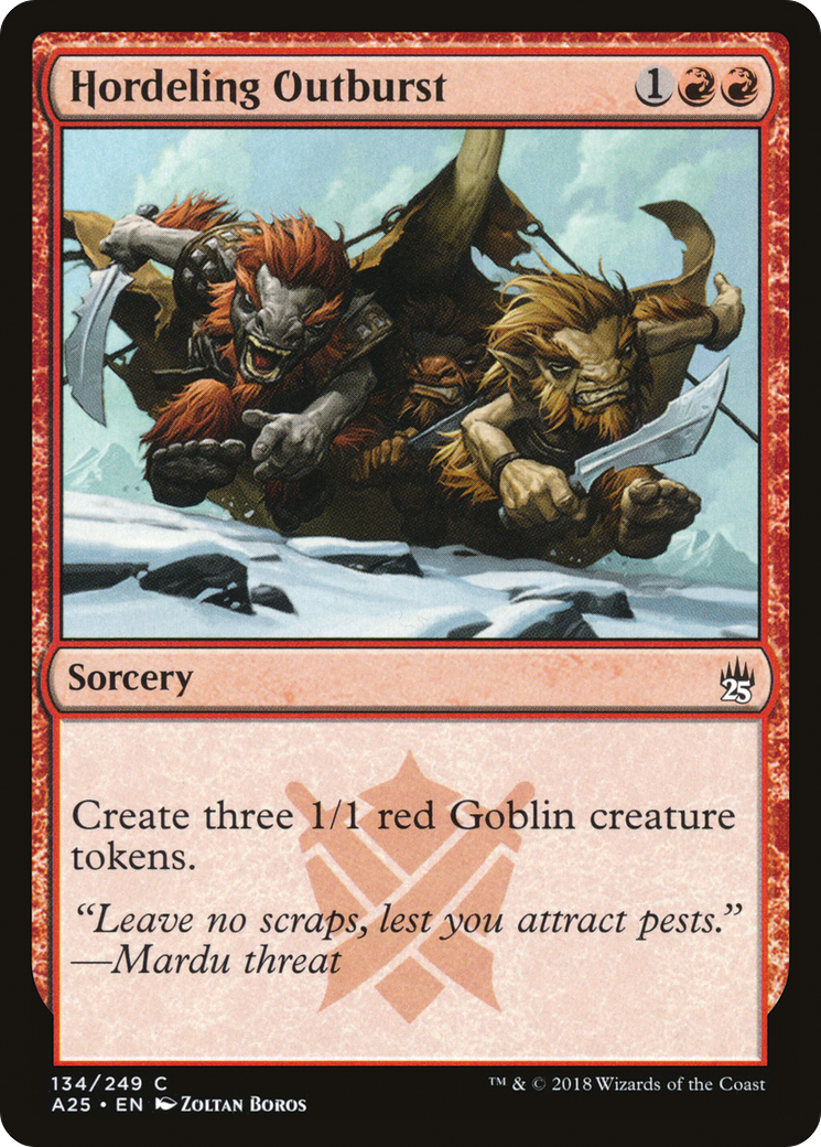 Hordeling Outburst (A25-134) (Foil)