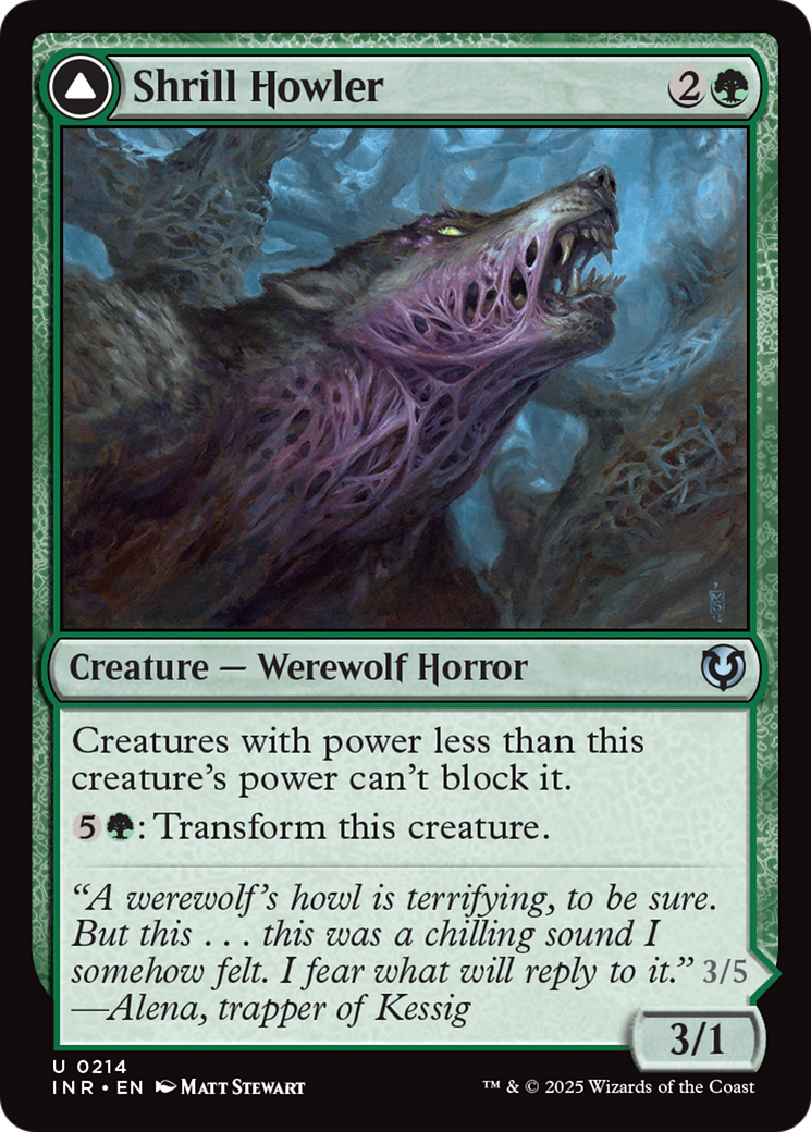 Shrill Howler // Howling Chorus (INR-214) (Foil)