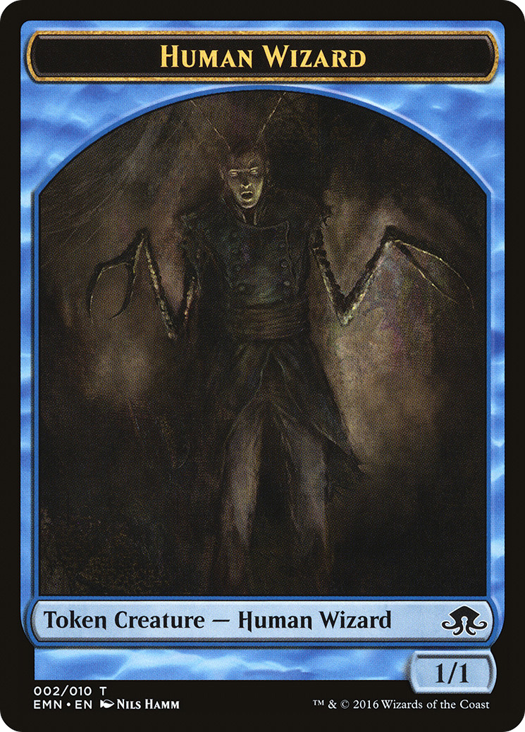 Human Wizard Token (EMN-002)