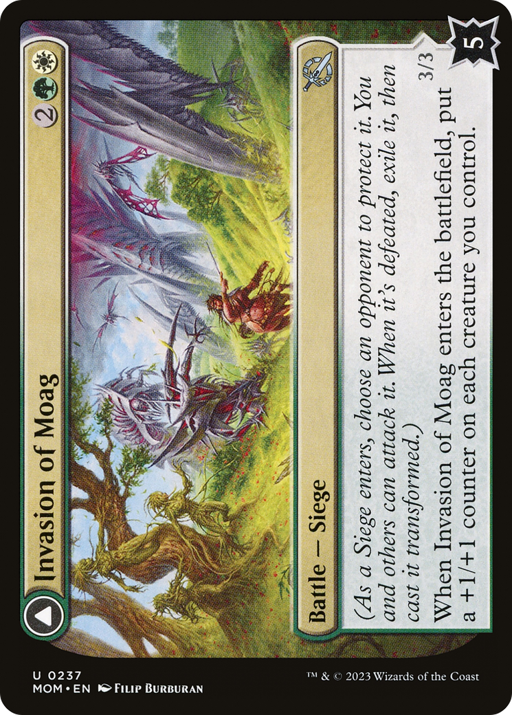 Invasion of Moag // Bloomwielder Dryads (MOM-237) (Foil)