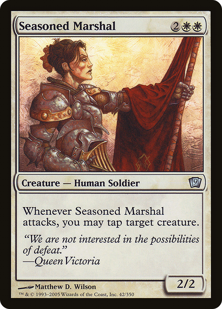 Seasoned Marshal (9ED-★) (Foil)