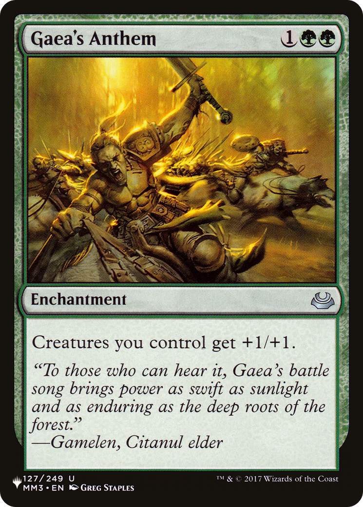 Gaea's Anthem (LIST-MM3-127)