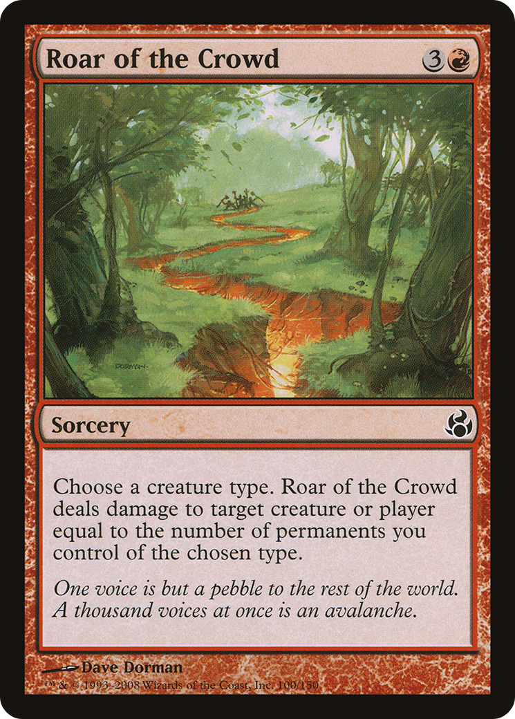 Roar of the Crowd (MOR-100) (Foil)