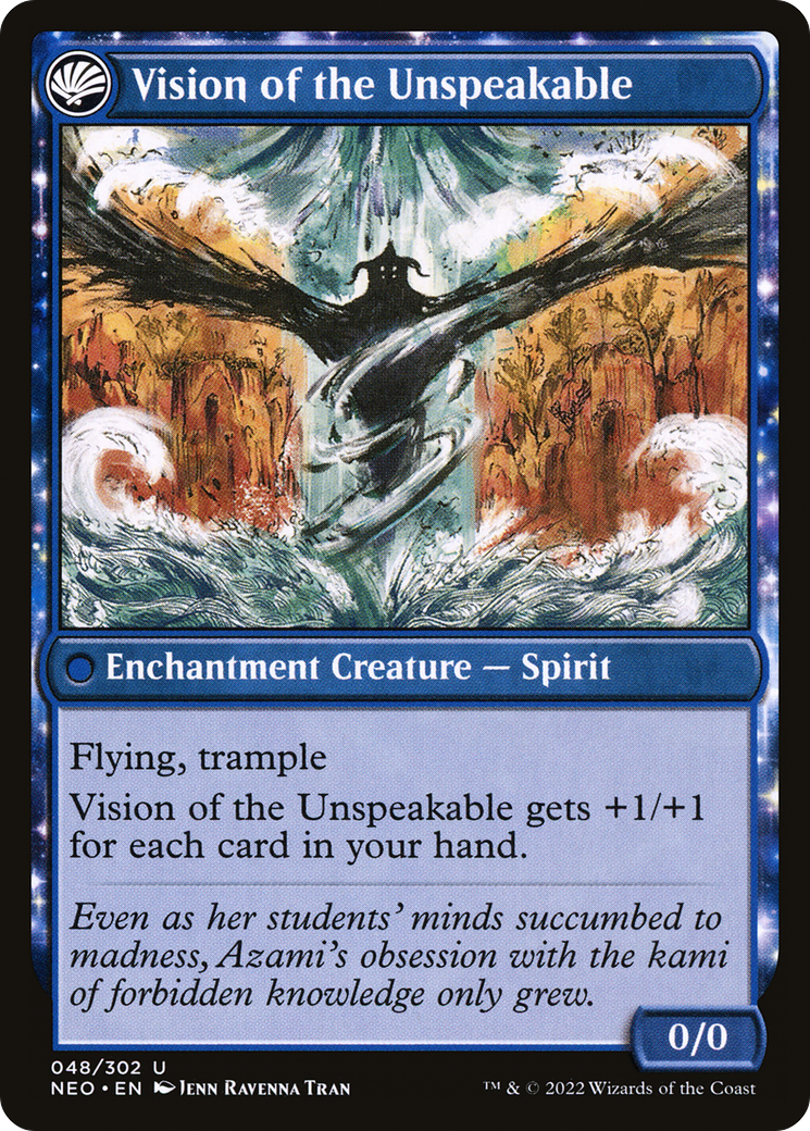 Behold the Unspeakable // Vision of the Unspeakable (NEO-048) (Foil)