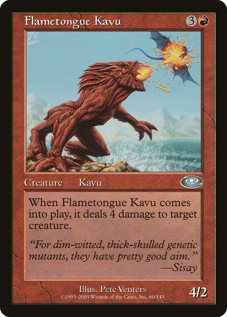 Flametongue Kavu (PLS-060) (Foil)
