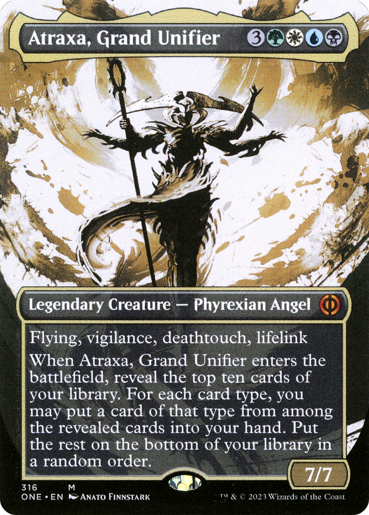 Atraxa, Grand Unifier (ONE-316) (Showcase) (Borderless)