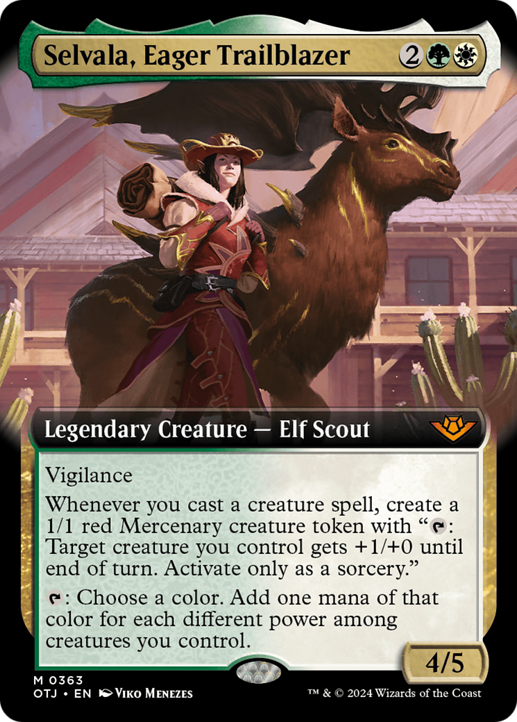 Selvala, Eager Trailblazer (OTJ-363) (Extended Art) (Foil)