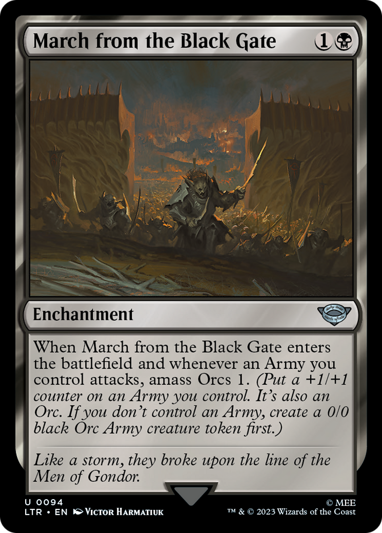 March from the Black Gate (LTR-094)