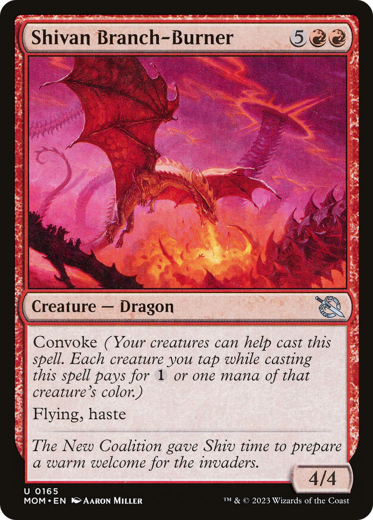 Shivan Branch-Burner (MOM-165) (Foil)