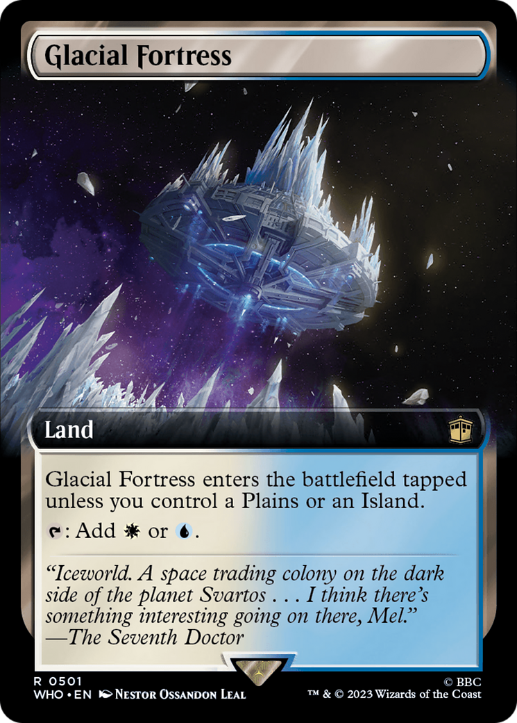 Glacial Fortress (WHO-501) (Extended Art) (Foil)