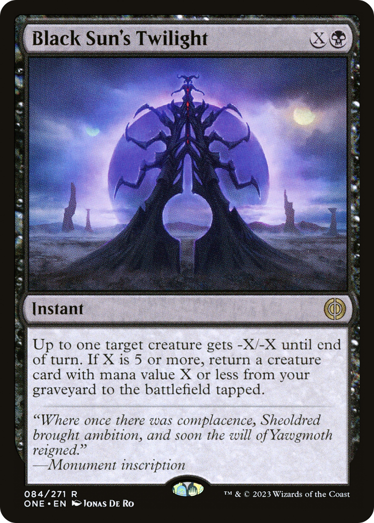 Black Sun's Twilight (ONE-084) (Foil)