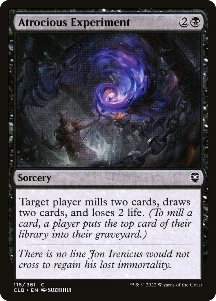 Atrocious Experiment (CLB-115) (Foil)
