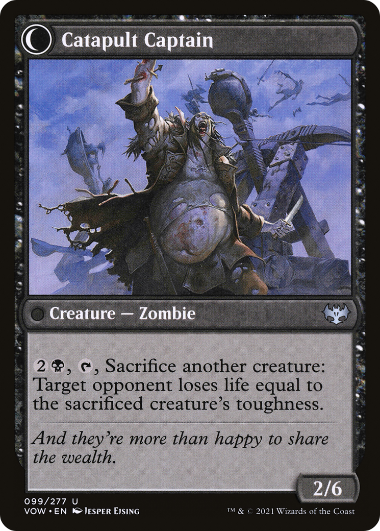 Catapult Fodder // Catapult Captain (VOW-099) (Foil)