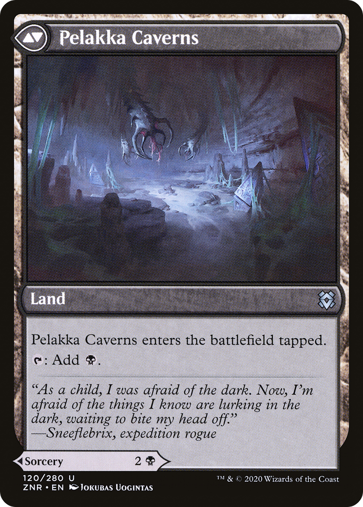 Pelakka Predation // Pelakka Caverns (ZNR-120)