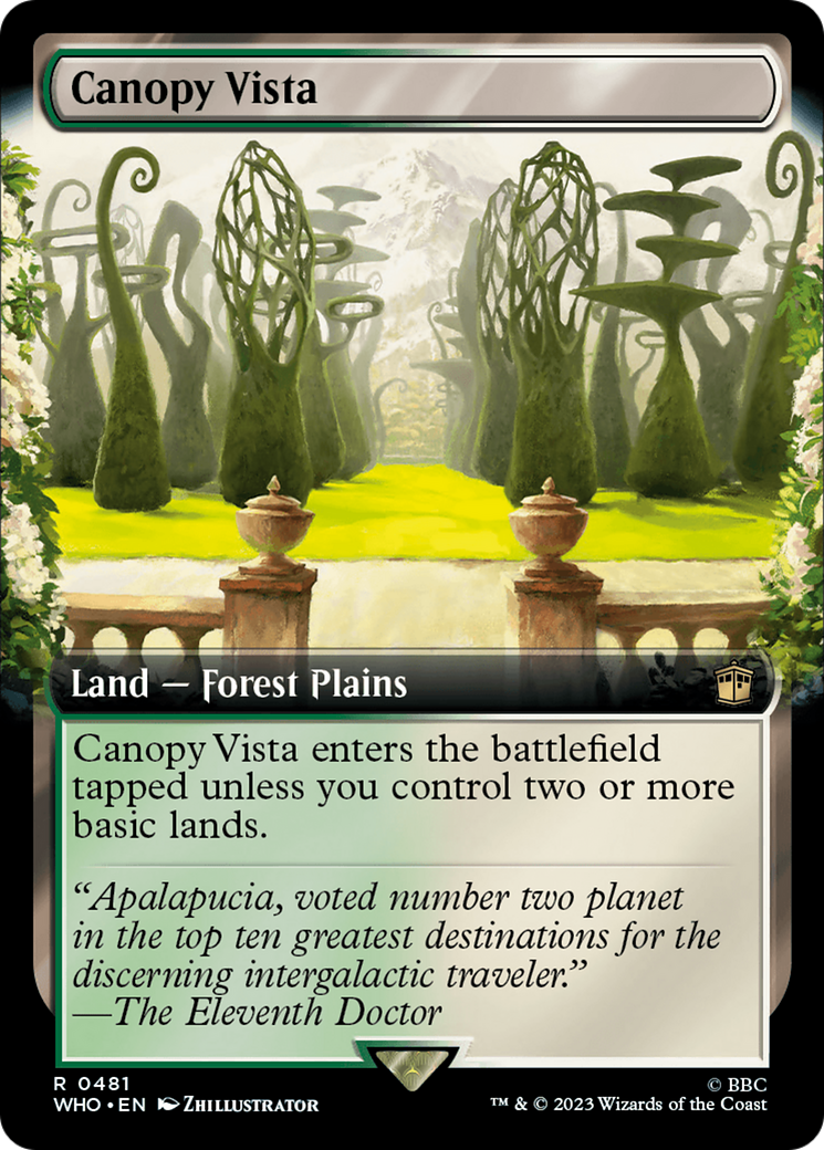 Canopy Vista (WHO-481) (Extended Art) (Foil)