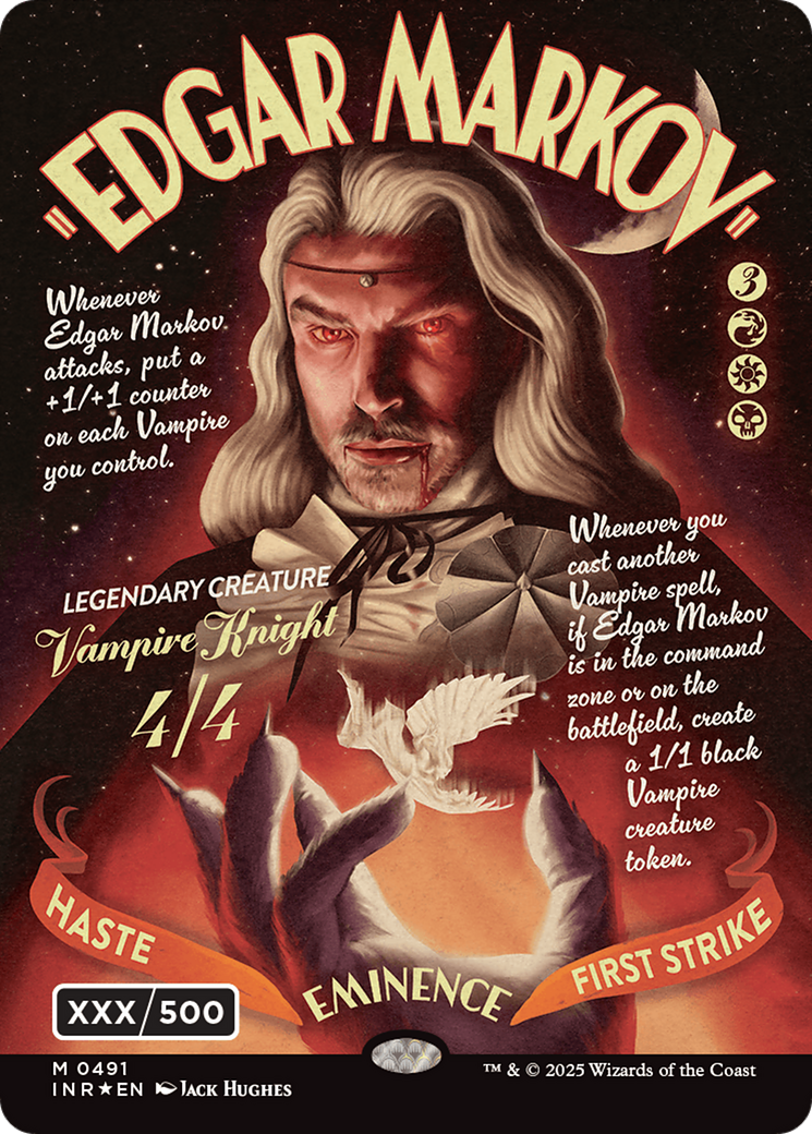 Edgar Markov (INR-491) (Showcase) (Borderless) (Foil) (Serialized)