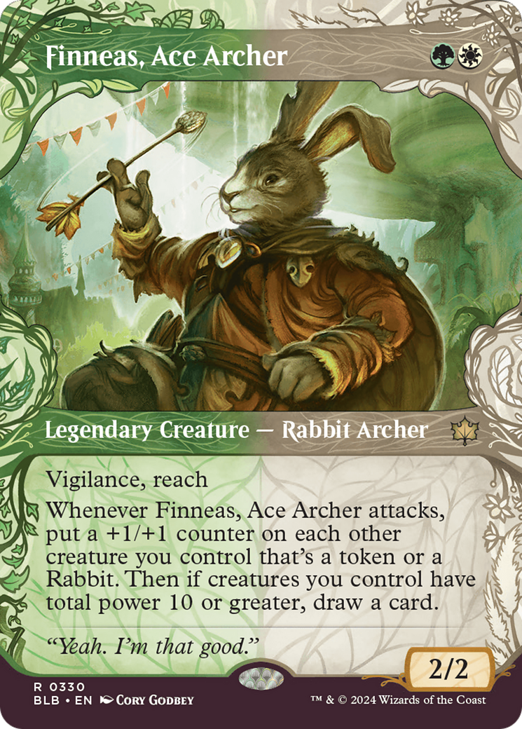 Finneas, Ace Archer (BLB-330) (Showcase) (Foil)