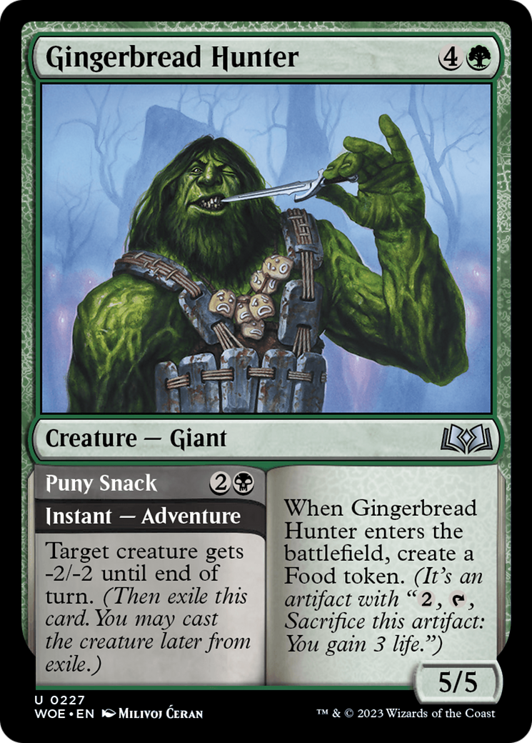 Gingerbread Hunter // Puny Snack (WOE-227) (Foil)