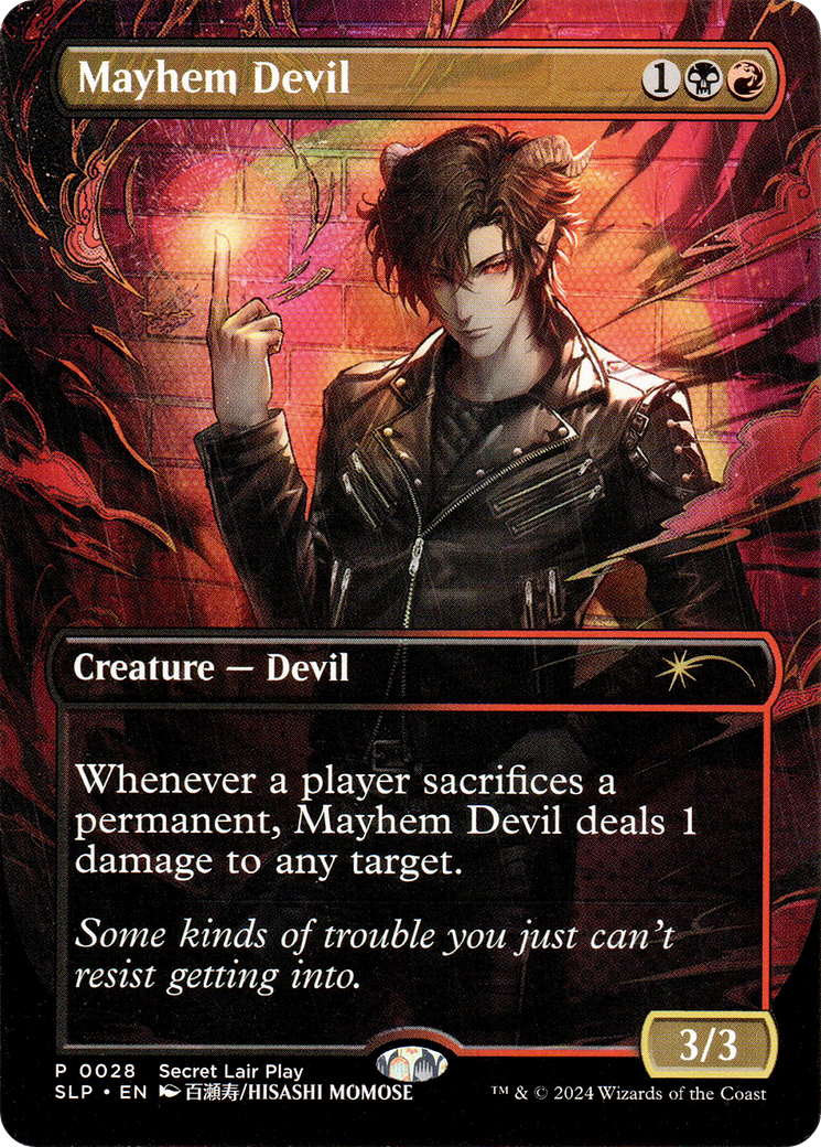 Mayhem Devil (SLP-028) (Borderless) (Foil)