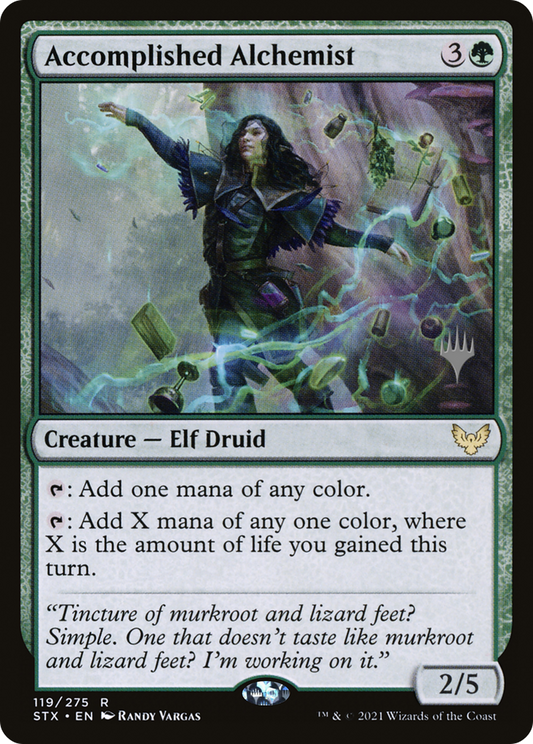 Accomplished Alchemist (PPSTX-119P) (Foil)
