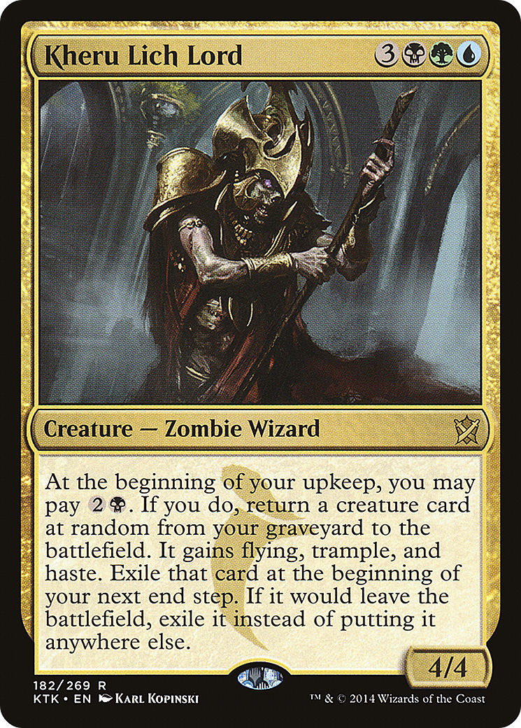 Kheru Lich Lord (KTK-182) (Foil)
